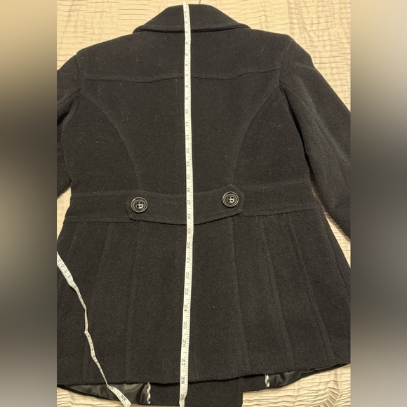 Like new St. John’s bay black peacoat size XS. - Picture 6 of 9